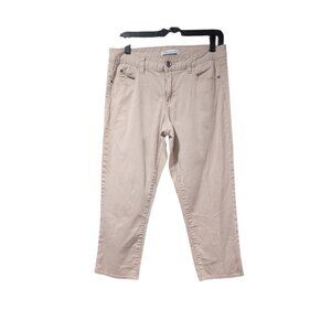 French Connection Pout Mid Rise Denim Capri Pants Sz 10